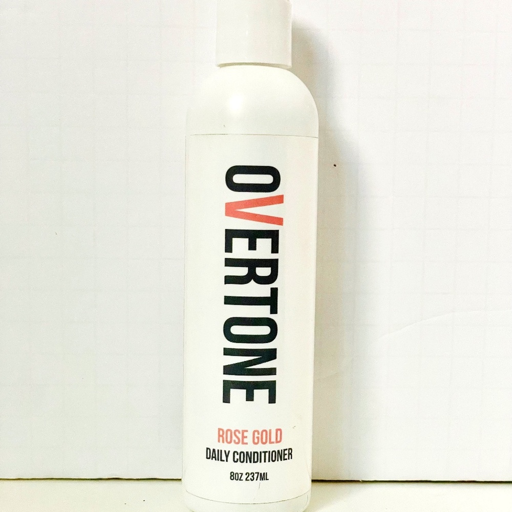 OVERTONE ROSE GOLD DAILY CONDITIONER - 8 FL OZ